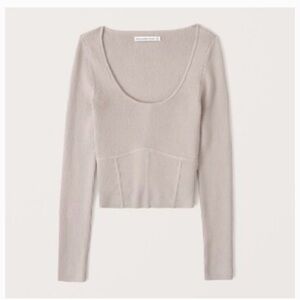 Abercrombie Corset Style Sweater